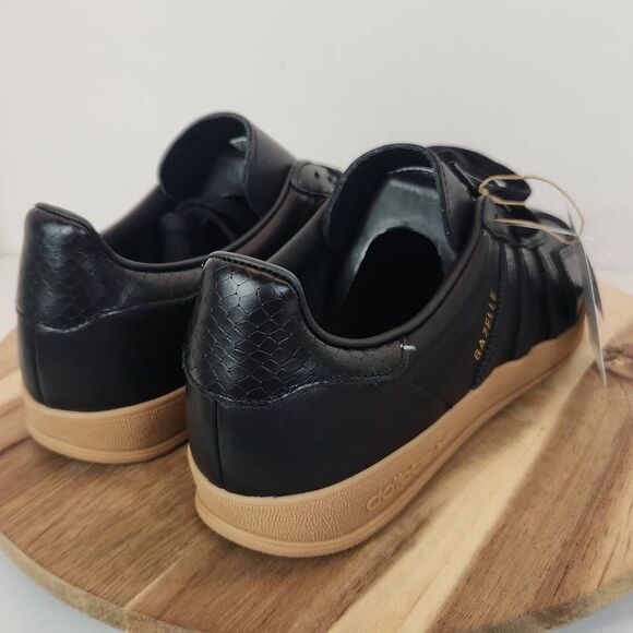 adidas Gazelle Indoor Snakeskin Pack - IF1978 Shoes Mens Size 9.5 Black - Picture 5 of 10